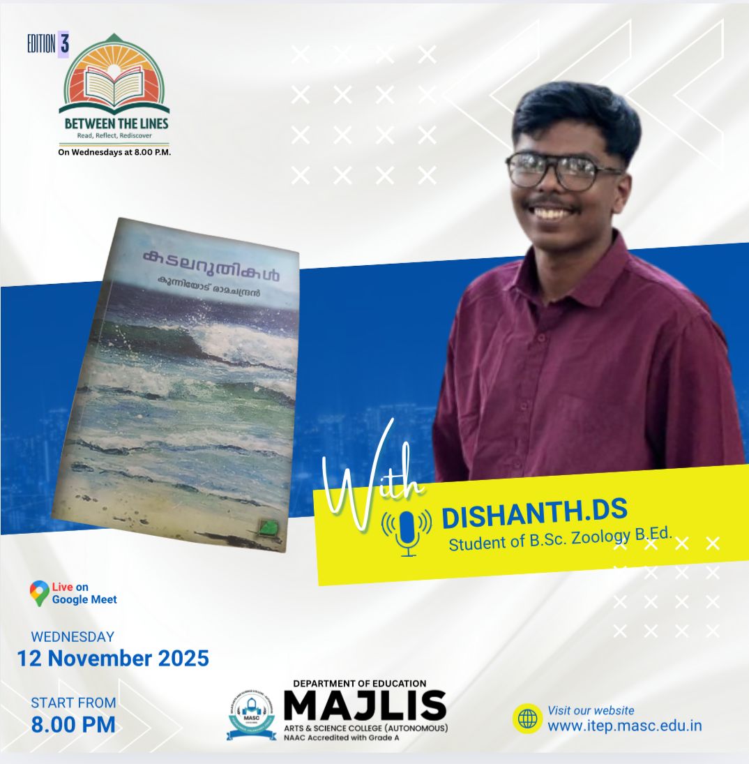 Between the Lines Edition 3: Kadalaruthikal by Dishanth D.S.