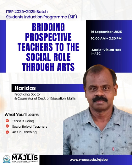Bridging Teachers to Social Roles throgh Arts