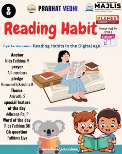 READING HABITS-prabhat vedi