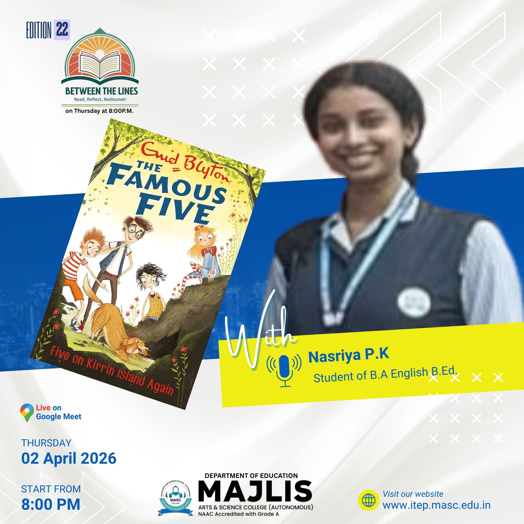 Between the Lines Edition 22: The Famous Five by Nasriya PK