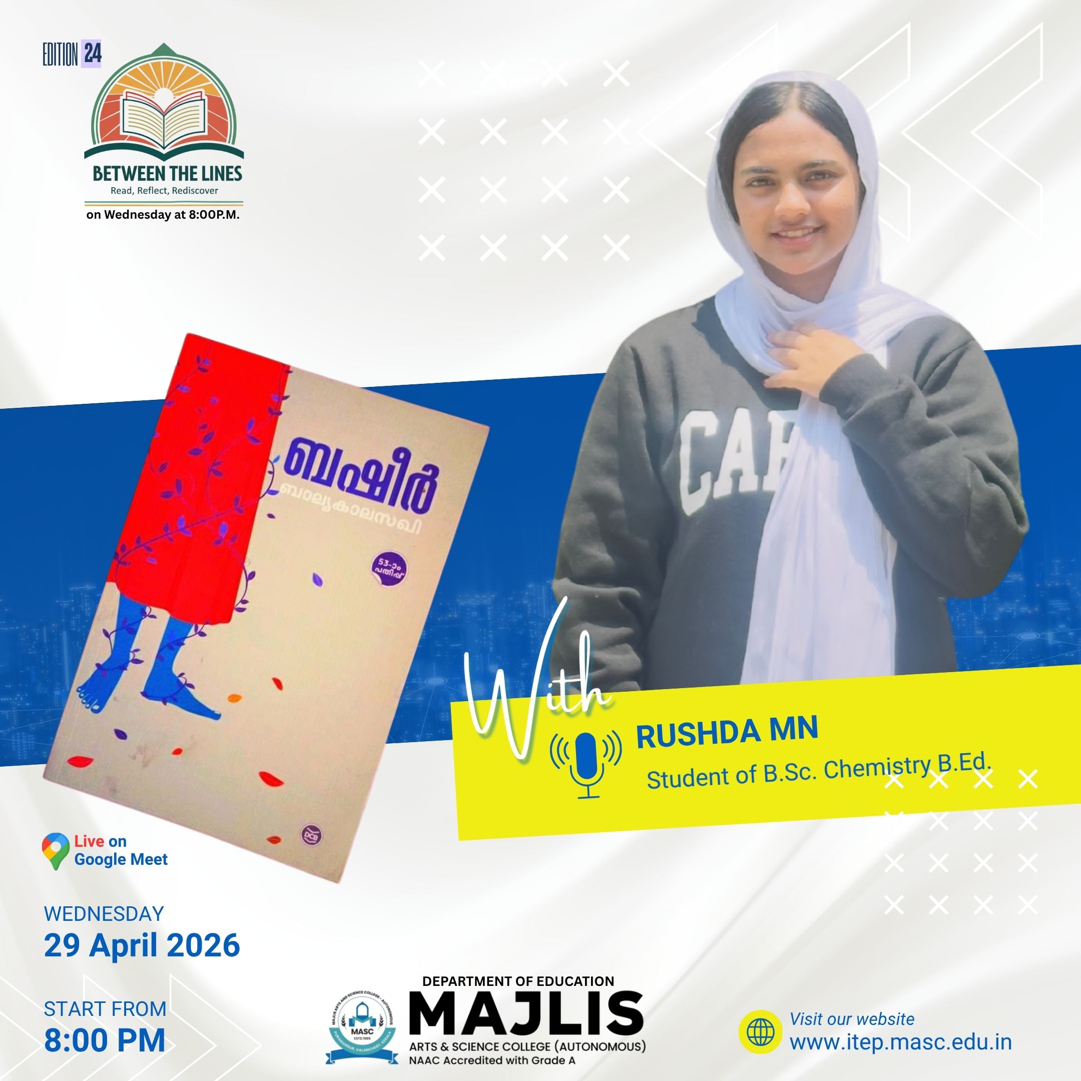 Balyakalasakhi by Rushda MN on Between the Lines Edition 24