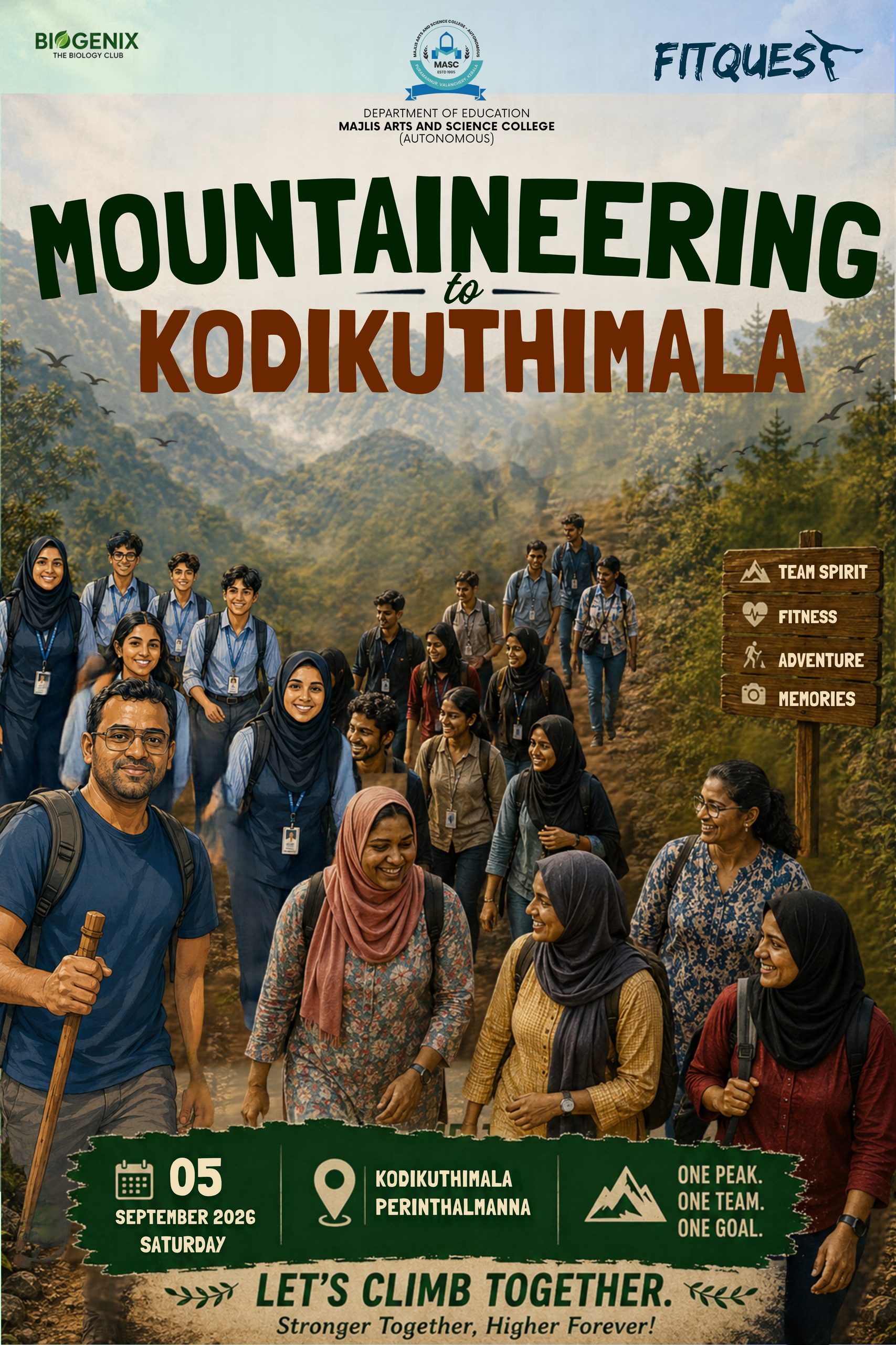 FitQuest: Mountaineering at Kodikuthimala Hill